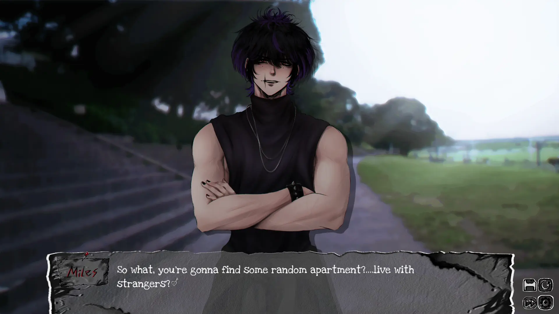 Bound By Insanity screenshot from a violent or high-tension sequence